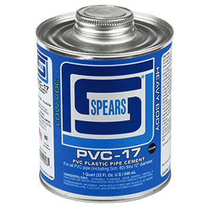 PVC17C-010 Spears Manufacturing  PVC Cement